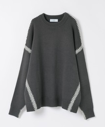 RAGEBLUE | Hand Stitch Crew Neck knit/ハンドステッチクルーネックニット(ニット/セーター)