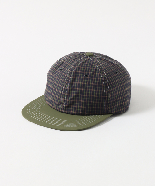SAYHELLO（セイハロー）の「【SAYHELLO / セイハロー】Solid Check Cap（キャップ・メンズ・ネイビー・FREE）」の2枚目の写真
