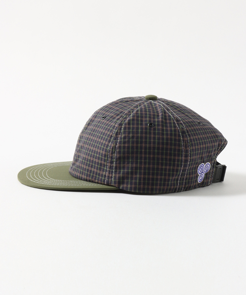 SAYHELLO（セイハロー）の「【SAYHELLO / セイハロー】Solid Check Cap（キャップ・メンズ・ネイビー・FREE）」の4枚目の写真