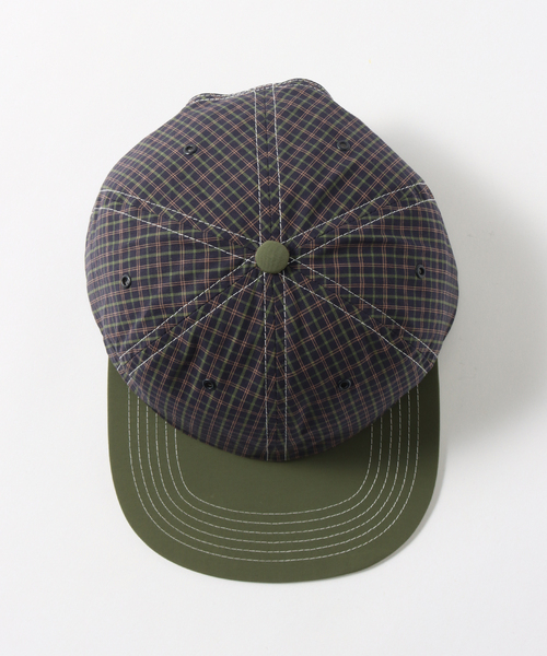 SAYHELLO（セイハロー）の「【SAYHELLO / セイハロー】Solid Check Cap（キャップ・メンズ・ネイビー・FREE）」の6枚目の写真