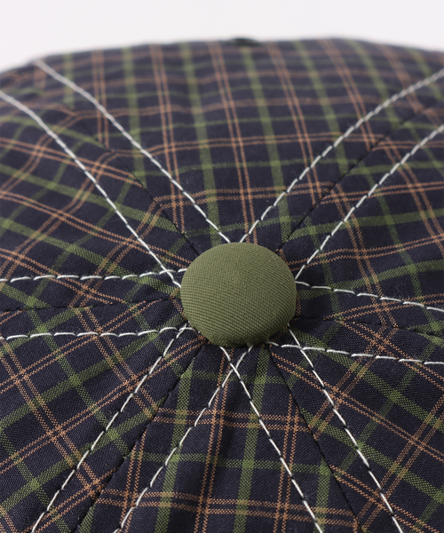 SAYHELLO（セイハロー）の「【SAYHELLO / セイハロー】Solid Check Cap（キャップ・メンズ・ネイビー・FREE）」の8枚目の写真