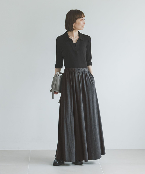 【＆】マキシ丈スカート