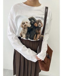 WC | ドッグプリントロンT(Tシャツ/カットソー)