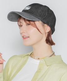 14+（イチヨンプラス）の「デニム風コーデュロイ掛け合わせキャップ（キャップ・レディース）」