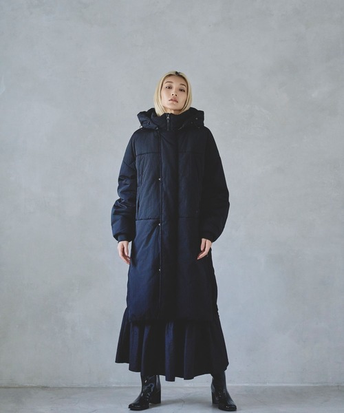 ヘレイアム　オールシーズンズコート セール】【HEREIAM】撥水/エアサーマルパディロングコート（その他