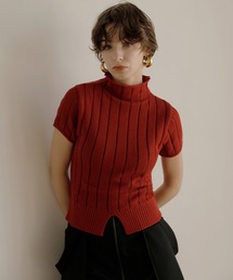 MIELI INVARIANT | Stripe Sheer H/N Tops(ニット/セーター)