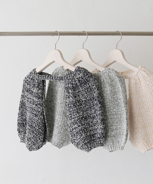 CLEIO（クレイオ）の「【CLEIO】付け袖ボレロニット BOLERO KNIT WITH ATTACHED SLEEVES/986-12620（ニット/セーター・レディース・ネイビー/アイボリー/グレー・FREE）」の11枚目の写真
