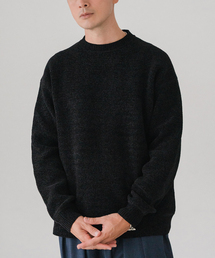 EDIFICE | シェニール ヤーン クルーネックニット(ニット/セーター)