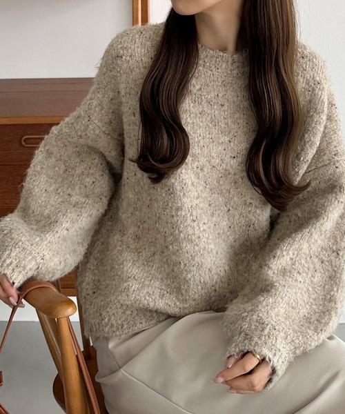 セール】つぶつぶニット（ニット/セーター）｜callautia（カラウティア