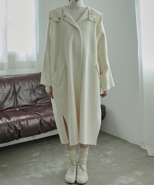 LE CIEL BLEU（ルシェルブルー）の「フードオーバーコート