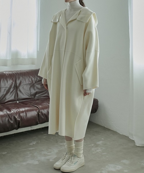 LE CIEL BLEU（ルシェルブルー）の「フードオーバーコート / Hooded