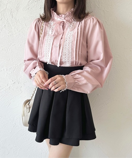 セール】アソートリボンレースブラウス【ZOZOTOWN限定アイテム