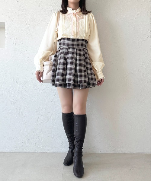 apres jour(アプレジュール)の「アソートリボンレースブラウス【ZOZOTOWN限定アイテム】(シャツ/ブラウス・レディース・アイボリー/ブラック/ブルー/オフホワイト/ピンク・X-LARGE/フリー)」の17枚目の写真