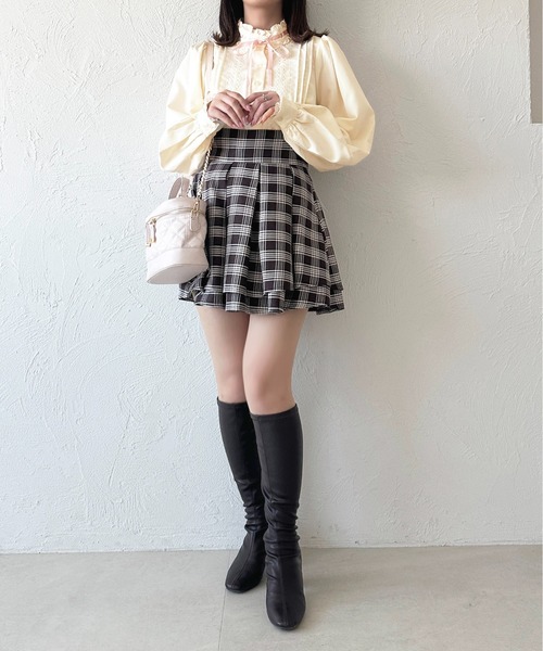 apres jour(アプレジュール)の「アソートリボンレースブラウス【ZOZOTOWN限定アイテム】(シャツ/ブラウス・レディース・アイボリー/ブラック/ブルー/オフホワイト/ピンク・X-LARGE/フリー)」の18枚目の写真