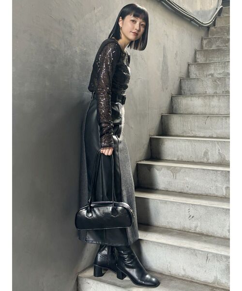 セール】スパンコールセミシアートップス（Tシャツ/カットソー