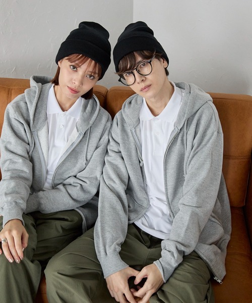 10オンス フードジップパーカー（Tシャツ/カットソー）｜etre