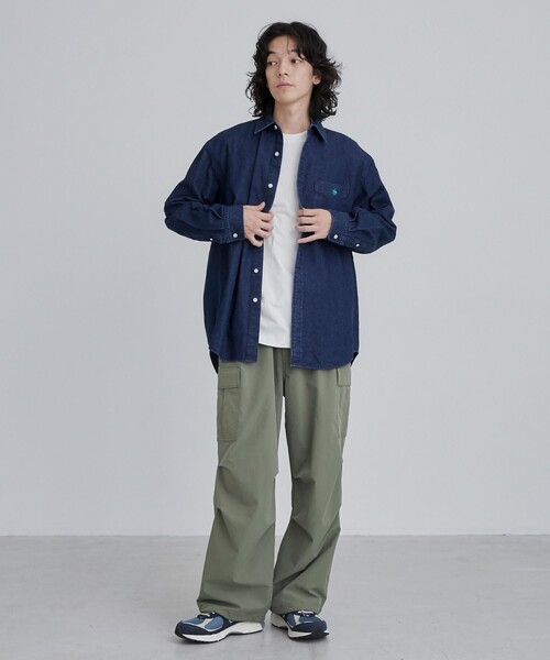 POLO BCS（ポロ ビーシーエス）の「【WEB限定】POLO BCS（ポロ・ビーシーエス）デニムシャツ（シャツ/ブラウス・メンズ・コバルトブルー/ネイビー・M/L）」の8枚目の写真