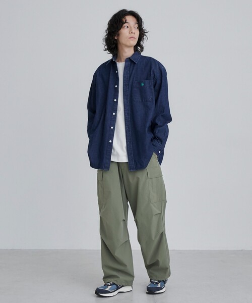 POLO BCS（ポロ ビーシーエス）の「【WEB限定】POLO BCS（ポロ・ビーシーエス）デニムシャツ（シャツ/ブラウス・メンズ・コバルトブルー/ネイビー・M/L）」の10枚目の写真