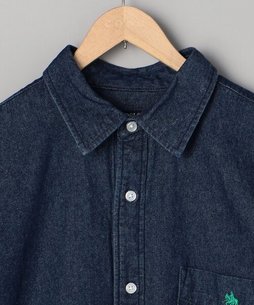 POLO BCS（ポロ ビーシーエス）の「【WEB限定】POLO BCS（ポロ・ビーシーエス）デニムシャツ（シャツ/ブラウス・メンズ・コバルトブルー/ネイビー・M/L）」の20枚目の写真