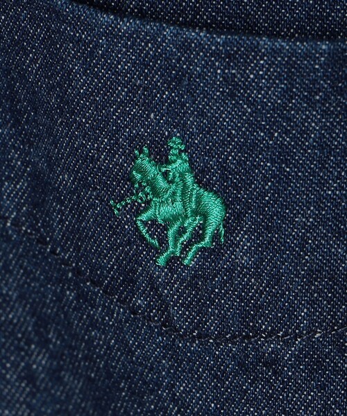 POLO BCS（ポロ ビーシーエス）の「【WEB限定】POLO BCS（ポロ・ビーシーエス）デニムシャツ（シャツ/ブラウス・メンズ・コバルトブルー/ネイビー・M/L）」の22枚目の写真