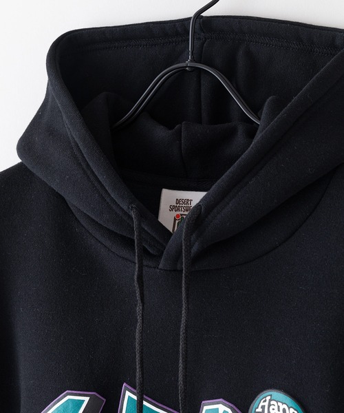 JEANS MATE(ジーンズメイト)の「【DESERT SPORTSWEAR/デザートスポーツウェア】ビックシルエット 袖プリント グラフィック プルオーバーパーカー(パーカー・メンズ・グレー/パープル/ブラック・X-LARGE/LARGE/MEDIUM)」の20枚目の写真