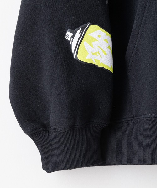 JEANS MATE(ジーンズメイト)の「【DESERT SPORTSWEAR/デザートスポーツウェア】ビックシルエット 袖プリント グラフィック プルオーバーパーカー(パーカー・メンズ・グレー/パープル/ブラック・X-LARGE/LARGE/MEDIUM)」の22枚目の写真