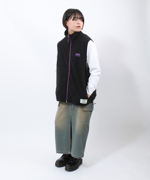 DISCUS ATHLETIC(ディスカス アスレチック)の「DISCUS ATHLETIC(ディスカスアスレチック)スタンドネックフリースベスト レディース メンズ ユニセックス(ベスト・レディース・ブラック/ネイビー/ブラウン/アイボリー・M/L)」の11枚目の写真