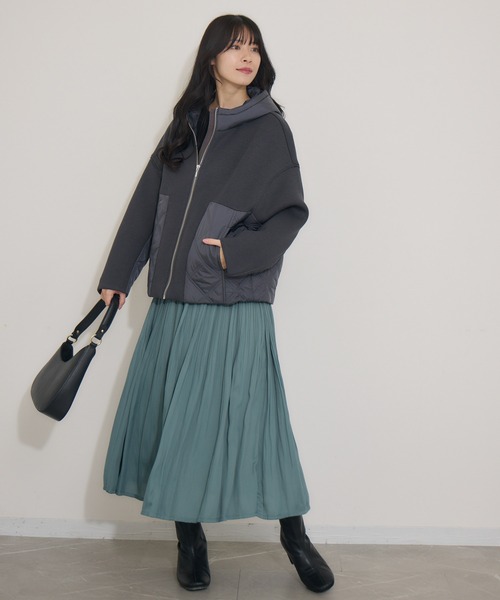 KATHARINE ROSS（キャサリンロス）の「【Pillini/ピリーニ】ヴィンテージサテンプリーツスカート（スカート・レディース・グリーン/ブラック/グレイッシュベージュ・MEDIUM）」の10枚目の写真