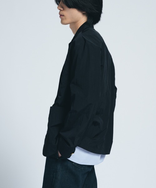 INTER FACTORY(インターファクトリー)の「ナイロン 2B ジャケット/ Relux Fit - made in INTER FACTORY(テーラードジャケット・メンズ・ブラック/ネイビー・SMALL/LARGE/MEDIUM)」の18枚目の写真