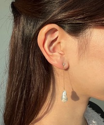 swing baroque pearl pierce (両耳用)