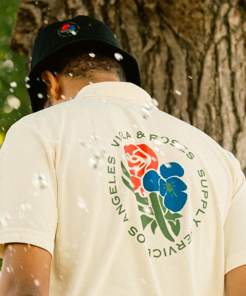 TANGRAM VIOLA&ROSES バケットハット　ホワイト　L/XL TANGRAM VIOLA&ROSES バケットハット ホワイト L/XL 帽子