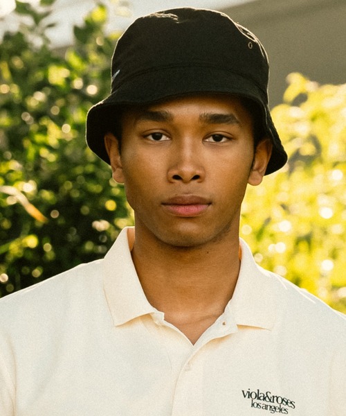 邦楽 V.A./bancha003 セール】Viola&Roses Circle core logo Embroidered Bucket Hat