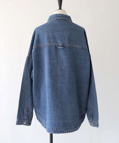 セール】【HER CLOSET】フード付き2WAYビッグシルエットデニム