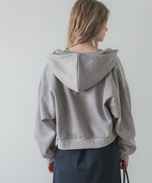 coca(coca)(コカ)の「裏起毛ジップアップフーディー(パーカー・レディース・その他1/グレー・M/L)」の11枚目の写真