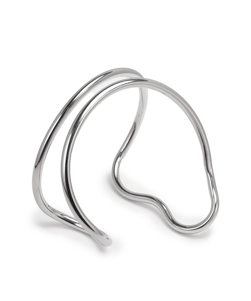 CENE（セネ）の「【CENE】セネ/メタルラインワイドバングル（バングル/リストバンド・レディース・シルバー/ゴールド・FREE）」の14枚目の写真