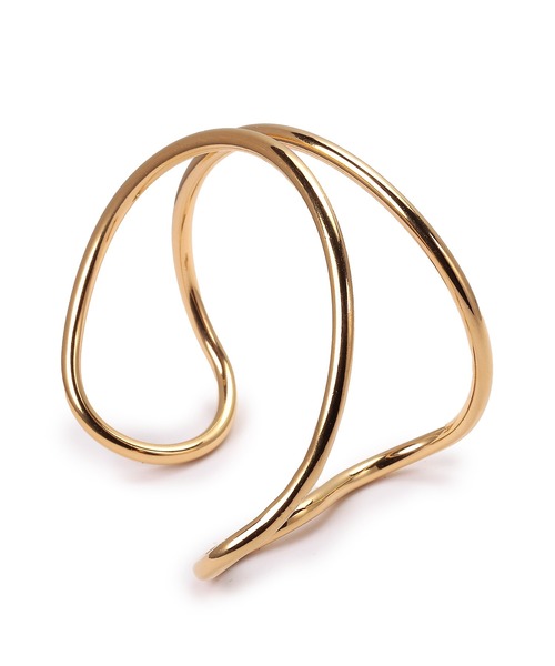 CENE（セネ）の「【CENE】セネ/メタルラインワイドバングル（バングル/リストバンド・レディース・シルバー/ゴールド・FREE）」の13枚目の写真