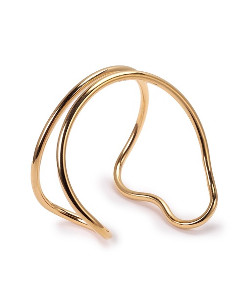 CENE（セネ）の「【CENE】セネ/メタルラインワイドバングル（バングル/リストバンド・レディース・シルバー/ゴールド・FREE）」の11枚目の写真