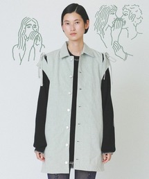 トップス soduk cross over denim vest cross over denim vest（ベスト）｜soduk（スドーク）の