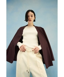 MIESROHE | リラクシーノーカラーＪＫ(ノーカラージャケット)