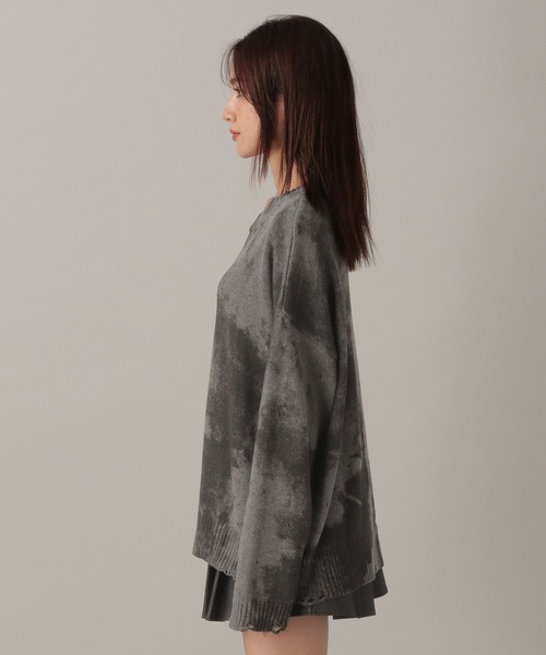 FOREVER 21（フォーエバー トゥエンティーワン）の「【2024FW】モヤ柄ニットプルオーバー（ニット/セーター・レディース・グレー/グレー系その他・FREE）」の16枚目の写真