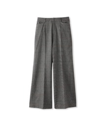 両面起毛ストレッチワイドパンツ≪洗える≫