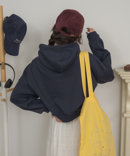 ダブルジップロゴワッペンパーカー / double zip logo patch hoodie（パーカー）｜Birthday room（バースデイルーム）