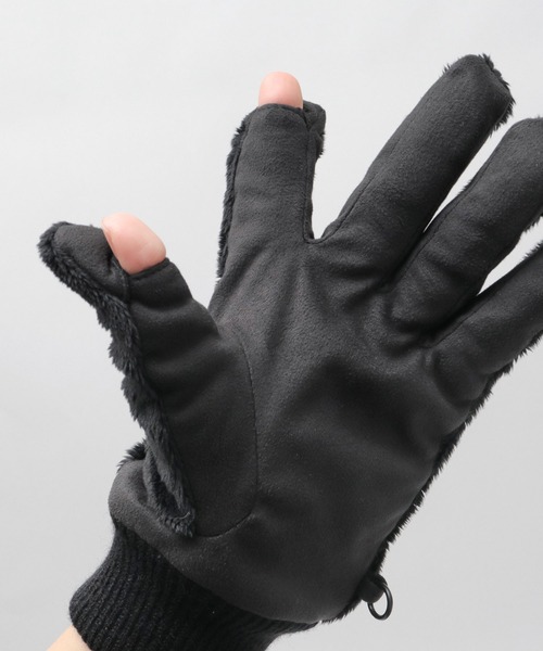 Champion（チャンピオン）の「ストレッチ 甲ボア グローブ（手袋） ダイレクトタッチ仕様（手袋・メンズ・ブラック・FREE）」の7枚目の写真
