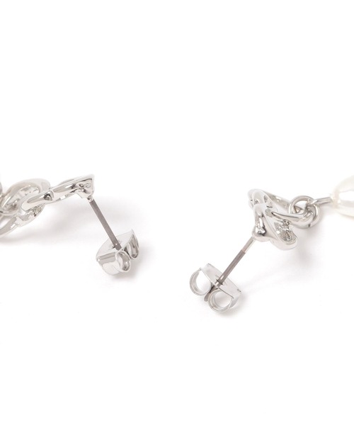 Heather（ヘザー）の「2連ハートピアス　249280（ピアス（両耳用）・レディース・ゴールド/シルバー・ONE SIZE）」の5枚目の写真