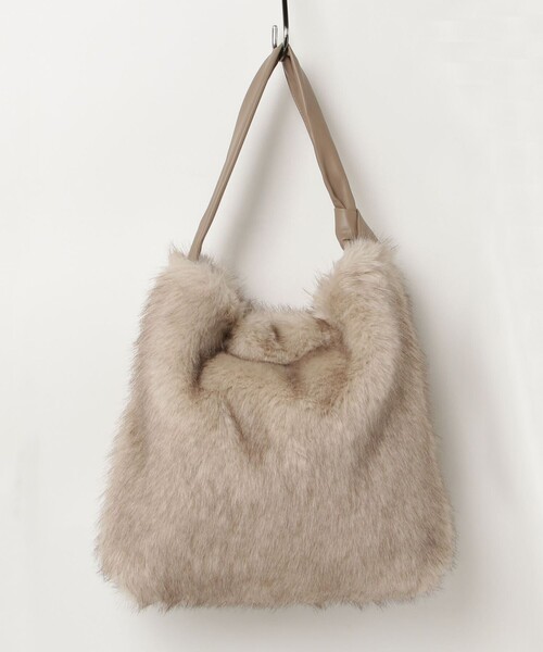 fredy emue（フレディエミュ）の「結びハンドルファートートバック（ハンドバッグ・レディース・アイボリー/グレイッシュベージュ・FREE）」の9枚目の写真