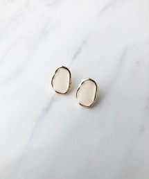 ゴールドエッジドロップカラーピアス