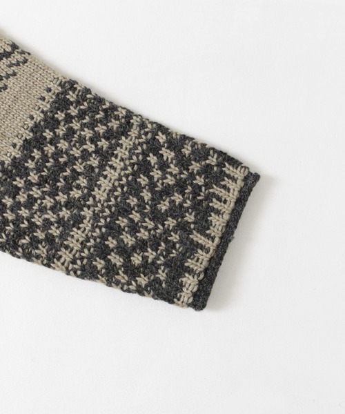 URBAN RESEARCH DOORS（アーバンリサーチドアーズ）の「柄編みショート丈ニット（ニット/セーター・レディース・ベージュ系その他/ホワイト系その他・MEDIUM）」の10枚目の写真