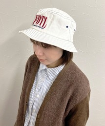 FRUIT OF THE LOOM(t[cIuU[)EX ACCENT STITCH BUCKET HAT(nbg)