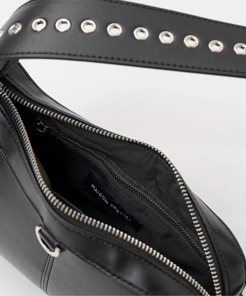 【25SPRING PRE-ORDER】Eyelet Round Shape Bag/アイレットラウンドシェイプバッグ【MAISON SPECIAL/メゾンスペシャル】(ショルダーバッグ)|MAISON SPECIAL(メゾンスペシャル) 【25SPRING PRE-ORDER】Eyelet Round Shape Bag/アイレットラウンドシェイプバッグ【MAISON SPECIAL/メゾンスペシャル】(ショルダーバッグ)|MAISON SPECIAL(メゾンスペシャル)