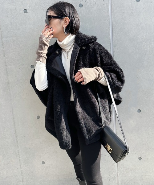 AMELY（エミリー）の「ケープデザインジャケット（その他アウター